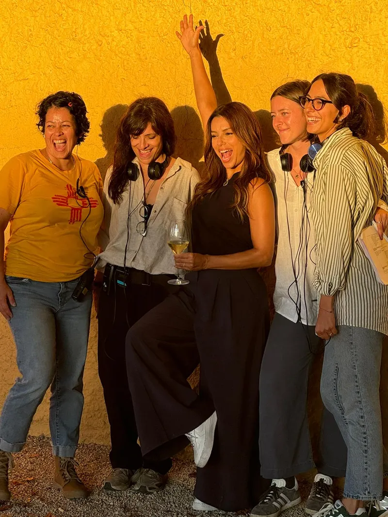 AK Céspedes, Lucía Gaja, Andrea Cordoba, and Eva Longoria.