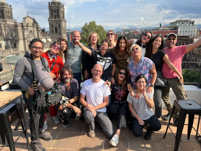 The Mexico City team for “Eva Longoria: Searching for Mexico”.