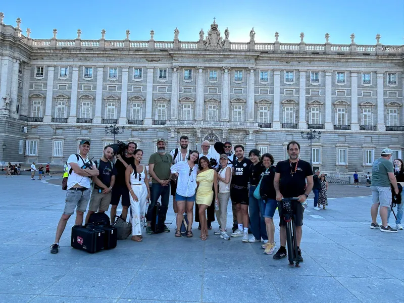 The Madrid team for “Eva Longoria: Searching for Spain”.