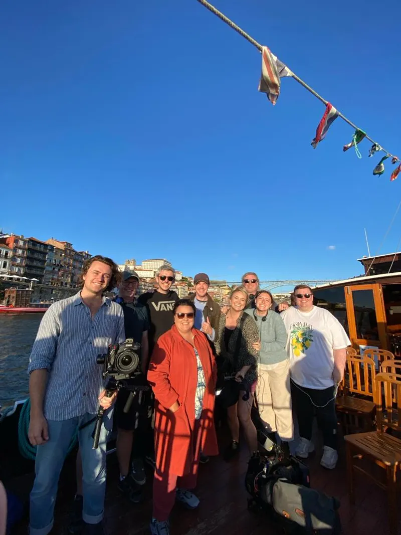 The Porto team for C5’s “Cruising with Susan Calman”.
